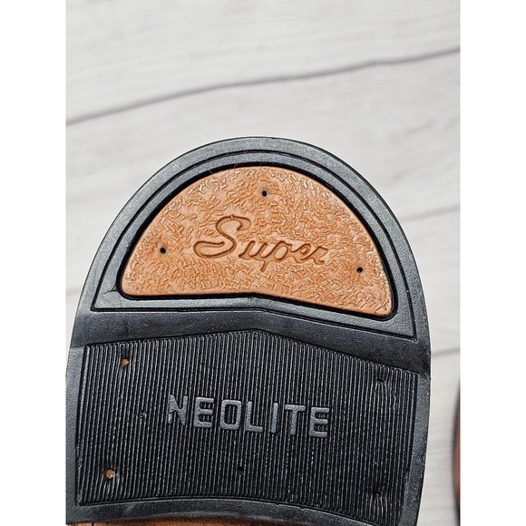 Ostrich Men's Penny Loafer Size 12 with Wood Sole - Picture 15 of 16